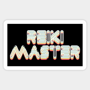 Reiki Master - Typographic Design #2 Sticker